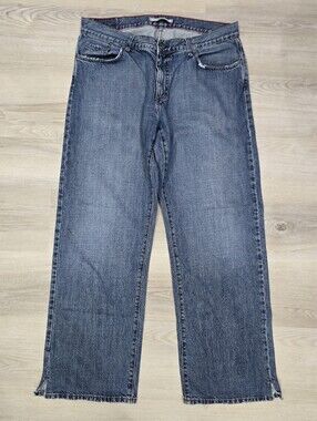 Mavi Derek Classic Men's Straight-Leg Jeans in Washed Blue Size 36x32